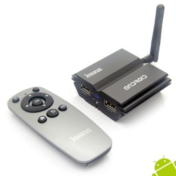 Q7 Android TV Box A31S Quad Core 2GB 8GB Android 4.2 Remote Control TF Card- Black - Click Image to Close